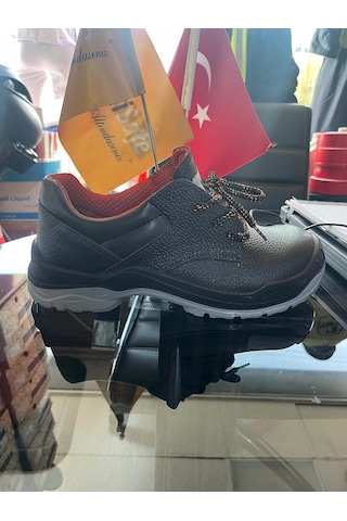 V10 Roma İş Ayakkabısı Siyah Turuncu