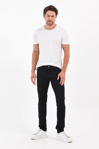 Digital Jeans Örme Hamur Kumaş Dar Kesim Slim Fit Erkek Kot P Siyah Açık Gri