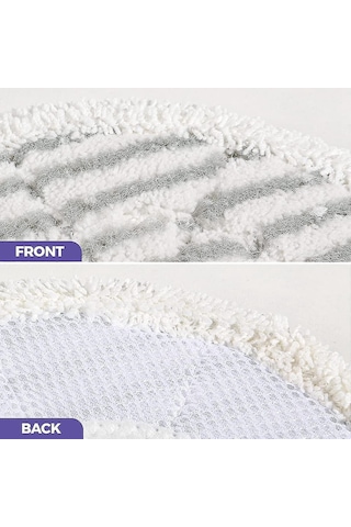 Maiyame Shark S7000 Serisi Buharli Mop İçin 6 Adet Yıkama Üstü Değiştirme Pedleri - Ahşap, Seramik, Laminat Zeminler İçin