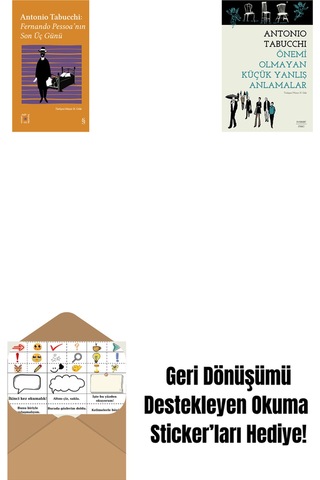 Everest Açıkhava 34 - Fernando Pessoa Nın Son Üç Günü + Önemi Olmayan Küçük Yanlış Anlamalar + Okuma Sticker'ları