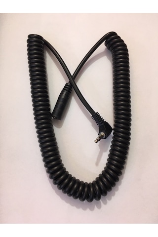 Spiral Aux Kablo 3.5 Erkek 3.5 Dişi Uzatma 2.5 Metre Uzama