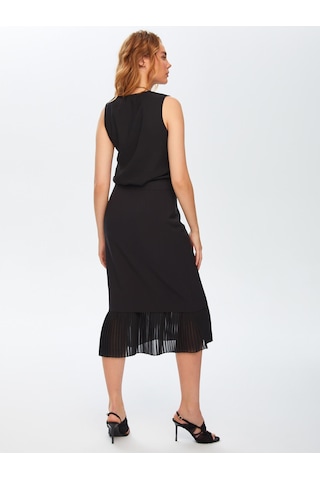 Eteği Pilise Detaylı Kalem Etek 69286 U6928610 Siyah