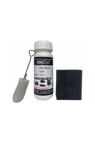 Point Care Ekstra Siyah Spor Ayakkabı - Mont - Direksiyon - Döşeme - Çanta - Kemer - Deri Boyası 125 ML