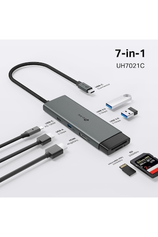 Tp-lınk Uh7021c Usb Type-c 7'si 1 Arada Hub