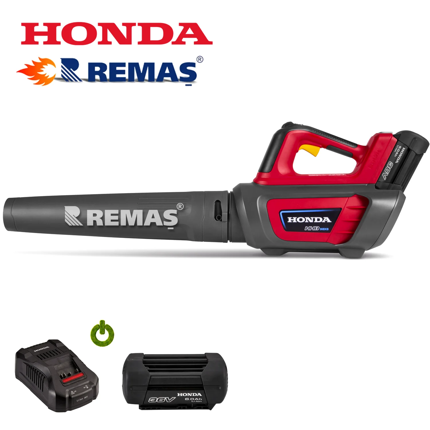 Honda Hhb36bxbe75 Hızlı Şarjlı 6.0 Ah Akülü Motorlu Üfleyici Yaprak Üfleme Makinesi