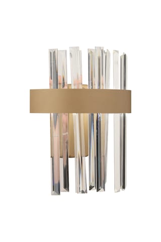 Brampton Ledli 3 Renk Kristal Led Salon-yatak Başı Aplik Çok Renkli
