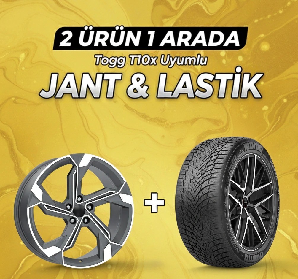 Togg T10x Momo225/60R18 KışLas.4 Ad.Yıl:2025+DY1708MGMD18"Jant 4Ad.