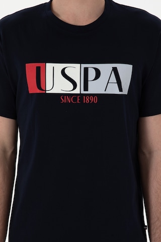 U.S. Polo Assn. Erkek Bisiklet Yaka Lacivert Pijama Takımı 50309821-VR033