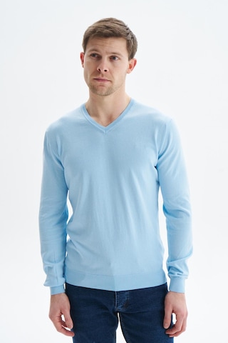 Arma Erkek Slim Fit Basic V Yaka Triko Kazak K9kro0852 Mavi