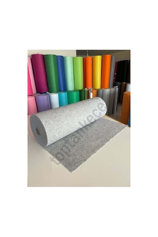 İnce Keçe Kumaş, 1 Mm Kalınlık, 100x100 Cm, Gri Çok Renkli