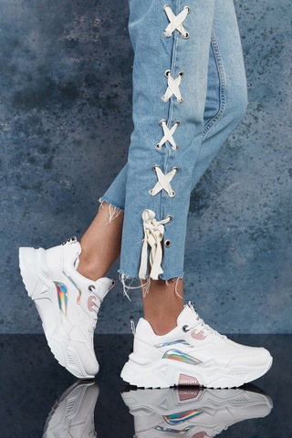 Dark Seer Ds.pmd239k2110 Sneaker 2025 Kadın Beyaz-pudra