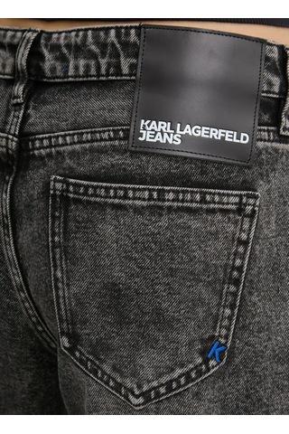 Karl Lagerfeld Jeans Antrasit Kadın %100 Pamuk Denim Pantolon A1w10039