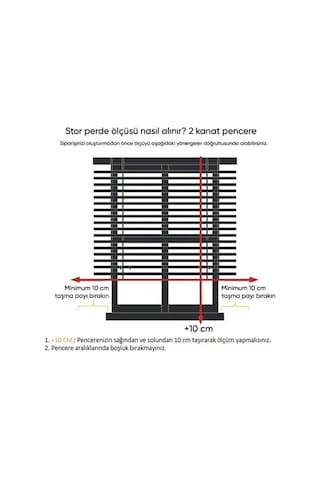 Çift Mekanizmalı Tül Ve Stor Perde - Model 7 Beyaz