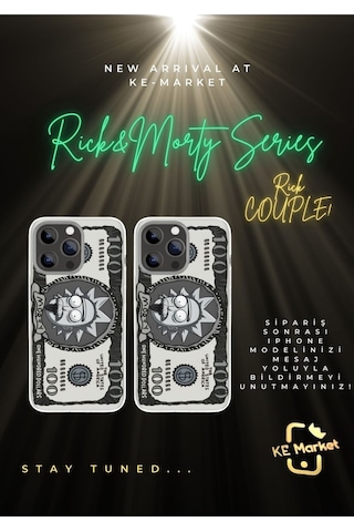 Rick And Morty Çiftlere Özel Apple Uyumlu iPhone Tüm Modellere Kılıf 678x111213141516 Plus