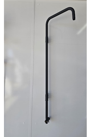 304 Paslanmaz Siyah Boru Duş Seti Borusu Ana Gövde Borusu Ve Su Dağıtıcı 2'li Takım Siyah