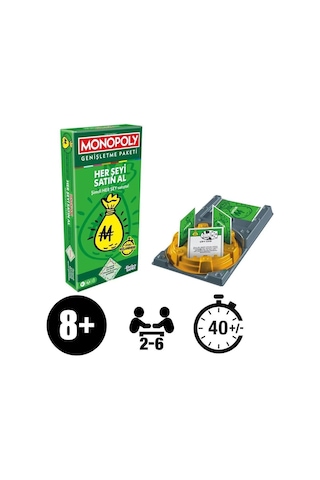 G0720 Monopoly Her Şeyi Al - Genişletme Paketi Çok Renkli