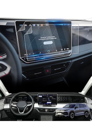 Vw Tayron Multimedya Ekran Koruyucu- Kırılmaz Şeffaf Nano Teknoloji