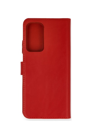 Xiaomi Mi 10t Trend S Plus Kapaklı Kılıf - Kırmızı Renkli
