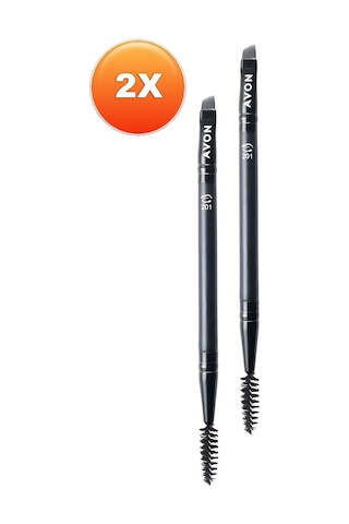 Avon Çift Taraflı Kaş Fırçası İkili Set