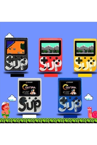Sup 400 Oyunlu 3" Mini Atari İthalatçı Garantili Mavi