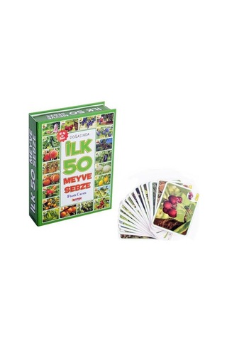 Diytoy İlk 50 Meyve Sebze Zeka Kartları Eğitici Kartlar