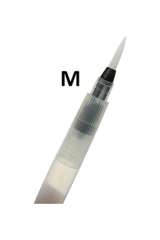 Fırça Uçlu, Brush Pen, Suluboya Fırçaları, Su Ve Mürekkep Hazneli Fırça Kalem-m Beden