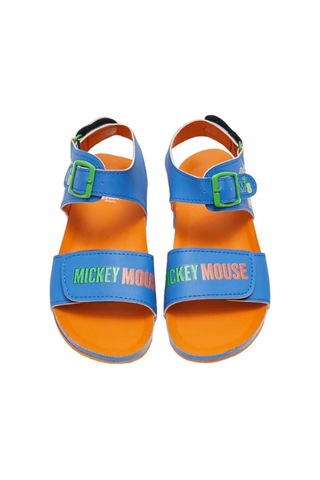 Mickey Mouse Baskılı Mavi Çocuk Sandalet 001