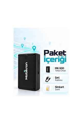 Mk-500-1 Motosiklet Gps Takip Cihazı 2026 - Mıknatıslı Kablosuz Akü Bitirmez 24 Ay Hat Dahil Şarjlı