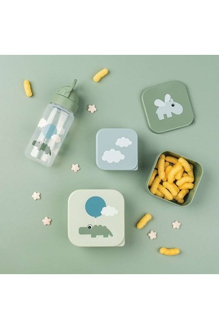 Done By Deer - Happy Clouds - 3'lü Saklama Kabı - Yeşil