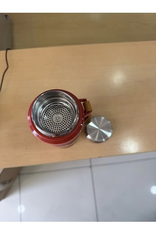 Paslanmaz Çelik Termos Su Şişesi 600ml Vakumlu Kapak Gri İthal Ürün Gri