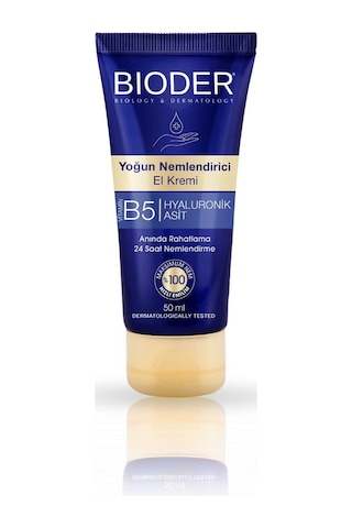 Bioder Yoğun Nemlendiricili El Kremi 50 Ml 3 Adet