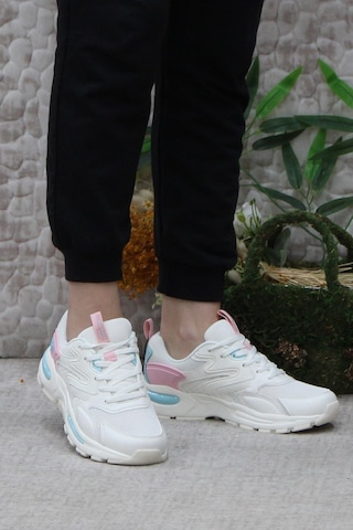 Lumberjack Null Bej Rahat Esnek Sneaker Kadın Spor Ayakkabı 001