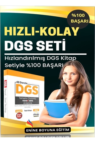 Hızlı-kolay Dgs Seti Video Anlatımlı Süper Kitap
