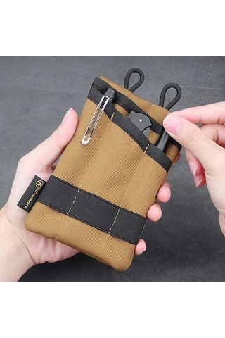 Zcjb Kosıbate H250 Dış Mekan Taşınabilir Kart Tutucu Anahtar Saklama Çantası Yeşil Yeşil