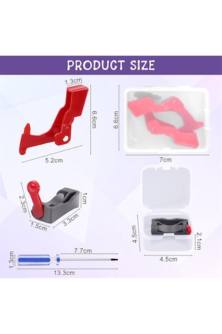Sointeresting V11 V10 İçin Yedek Anahtarlar, Sabitleme Anahtarı Kontrolü Yükseltilmiş Serbest Bırakma Düğmesi, Kapalı Anahtar Kontrol Kelepçesi