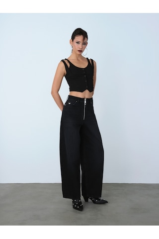 Slim Fit Kadın Büstiyer Siyah