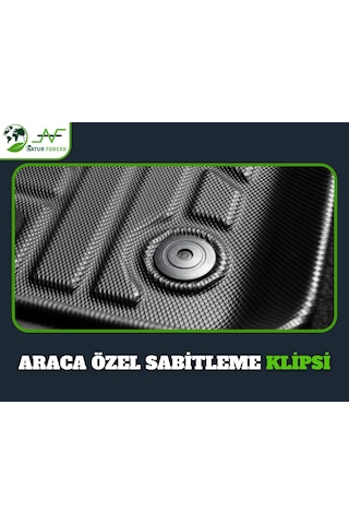 Ford Connect 2003-2013 Panelvan Uyumlu 4d Havuzlu Paspas Takımı Naturforcer