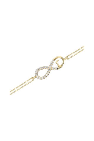 Glorria Altın Sonsuzluk Bileklik - Hediye Seti N11.17358 Sarı Altın