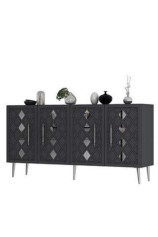 Domect Kb150 Konsol Antrasit-gümüş