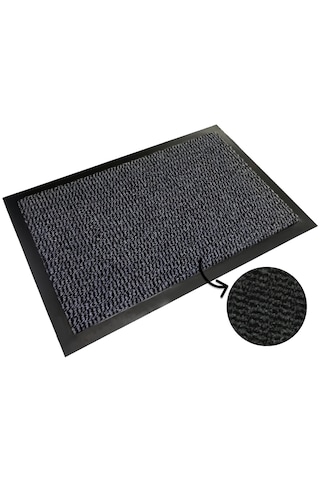 Gri Kapı Önü Paspas Nem Alıcı Paspas 60 x 90 Cm Antrasit - Gri
