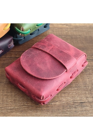 Sumerian Leather Craft  Deri Sigara Kılıfı Kırmızı