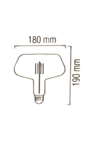 Horoz 001-050-0008 Ginza Büyük Led Rustik Ampul Amber 8w