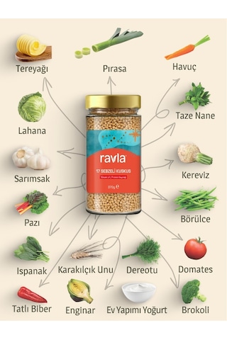 Ravla 17 Sebzeli Kuskus 370 G