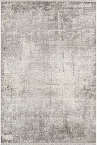 Matris Mı002g Gri Halı Modern Pamuk Taban Akrilik Tozuaz Salon Yatak Odası Koridor Halısı-1330