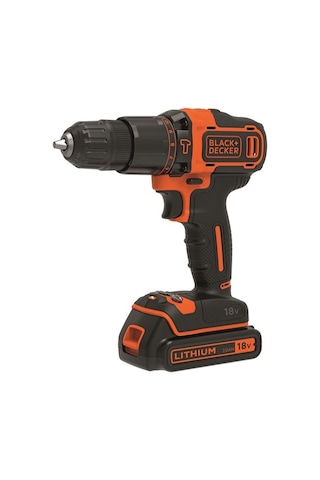 Black+Decker BDCHD18KB-QW 18V 1.5 Ah Li-Ion Çift Akülü 2 Vitesli Şarjlı Darbeli Matkap Vidalama