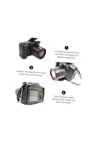 Spor Düğünleri Ve Partiler İçin Yüksek Tanımlı Dijital Kamera 16x Telefoto Kamera