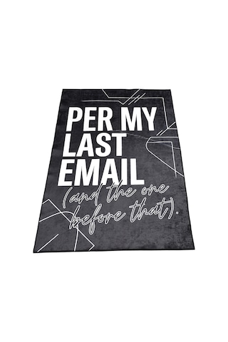 Zehra Abla Halı Yeni Lüks Dekoratif Per My Last Email Tasarım Digital Baskı Makine Halısı 7119 Çok Renkli