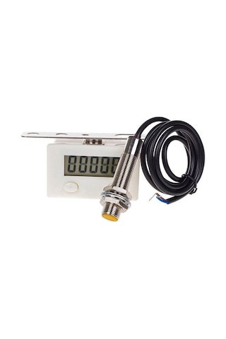 5 Ekran Elektronik Dijital Sayaç Endüstriyel Manyetik Sensör Anahtarı Delgi Sayacı, Özellik: Nikel Kaplama Bakır Sensörlü