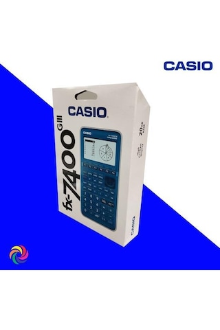 Casio Fx-7400gııı-w-dt Grafik Çizen Bilimsel Hesap Makinesi Mavi