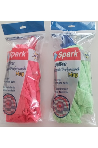 Spark 2 Adet Mikrofiber Havlu Vileda Paspas Mop Yedek Ucu